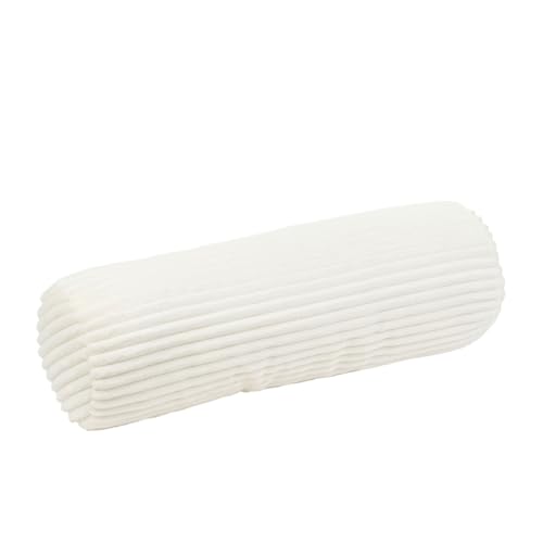 Gözze Kissenrolle in Cord Optik, 70 x 22 cm, Wollweiß, 40067-00-070022
