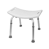 ♡ 【Sedile ergonomico】 Stabile e sicuro - Istruzioni di montaggio incluse. Installazione facile, stabile e robusta per una doccia e un bagno sicuri. Ventose su tutti e quattro i piedi per una presa antiscivolo.