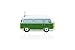 BRISA VW Collection - Volkswagen Samba Bus T2 Camper Van Money Bank/Piggy Bank/Savings Box - Gift Idea/Fan Souvenir/Retro Vintage Article (Ceramic/1:22/Green)