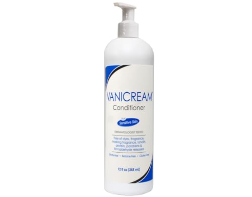Vanicream Conditioner for Sensitive Skin, Free of Dyes, Fragrance, Lanolin, Parabens and Formaldehyde Releasers, Dermatologist Tested, 12 fl oz (Pack of 2)