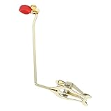 Toyvian トランペット用ステンレス製楽譜クリップ 耐久性軽量コンパクト設計 サ フォン フルート対応携帯便利なミュージックホルダー