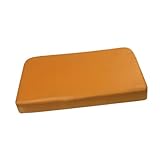 FashionCha Almohada para Salón de Belleza Pequeña con Núcleo de Esponja Cortada Integrada Soporte Envolvente Y Funda Fácil de Limpiar Adecuada para Cama de Spa C, Naranja, tal como se describe