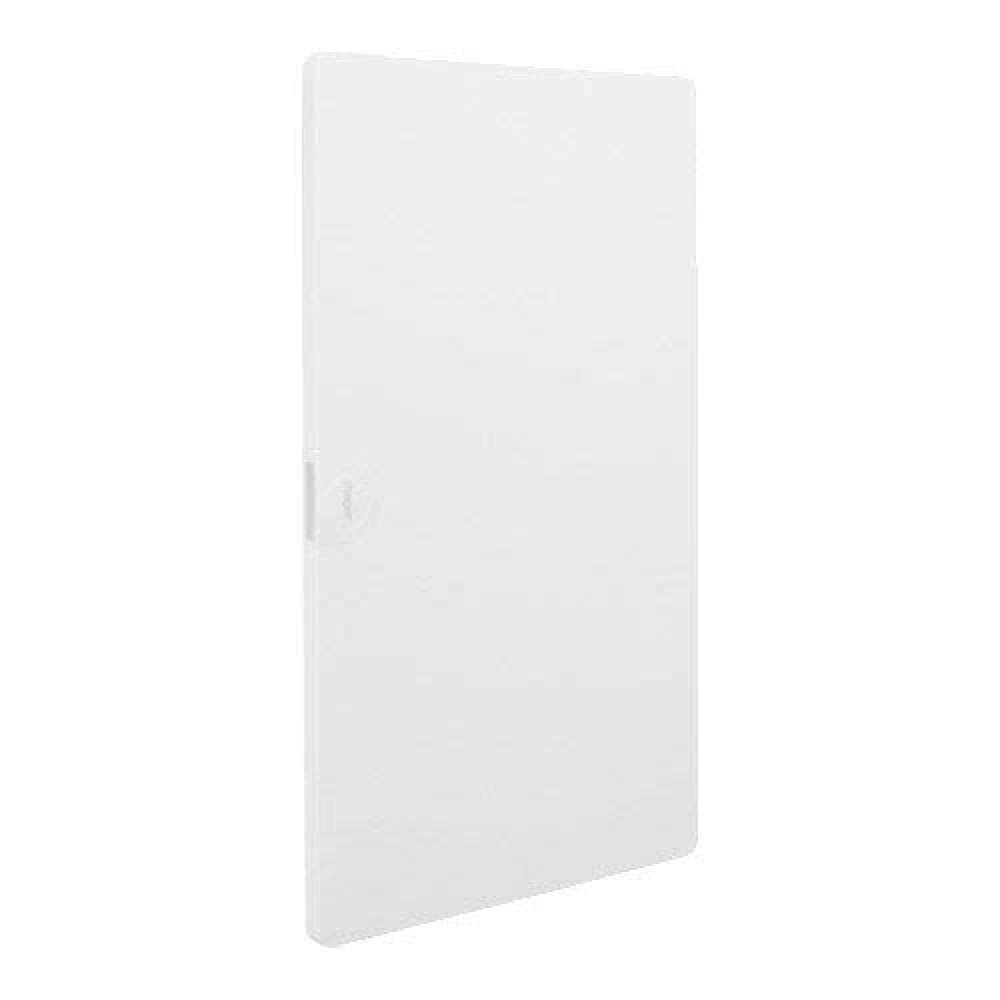 Porte opaque blanche pour coffrets Hager Golf VF et VS212 idéale en rénovation