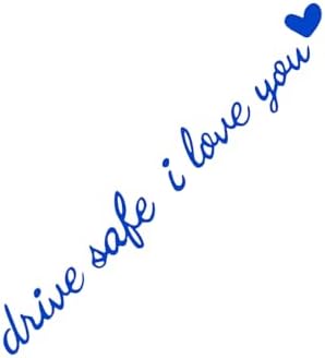 Yezirzax 9 stuks I Love You Drive Safe stickers, lch liebe dich Yezirzax 9 stuks I Love You Drive Safe stickers, lch liebe dich
