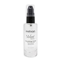 Mehron Makeup Velvet Finish Smoothing Primer | Professional Pre-Foundation Skin Primer | Face Makeup 1 fl oz 30 ml