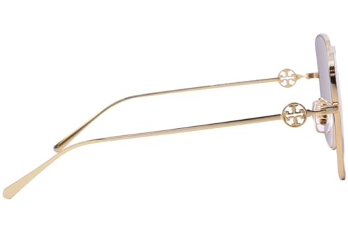 Tory Burch Sunglasses TY 6106 D 334373 Shiny Gold/Dark Brown Polyamide Standar, 60/16/1453