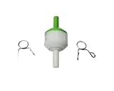 TrustMoto 6680796 Fuel Check Valve W/retaining clip Compatible With Bobcat S160 S185 S205 S220 S250 S300 S...