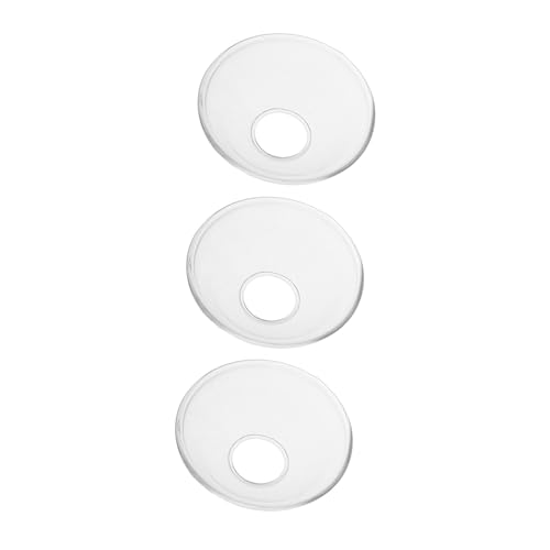 Alipis 3pezzi Raccoglitore di Cera per Candele in Vetro Trasparente Raccoglitore di Cera Goccia per Candele Vassoio di Vetro Protezione Anti-Goccia