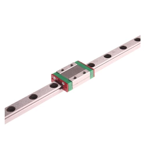 Linear Rail, Linear Sliding Gide Miniature Linear Guide Rail 150-600mm 1pcs MGN15 Linear Guide + 1pcs MGN15H Slider Block(350mm)