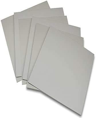 Battleship Gray Traditional Carving Printing Studio 6 Pack of Firm Sheets Unmounted Artist Printmaking Art Set (6" x 8")