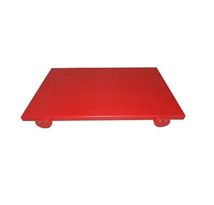 Generico Tagliere Professionale in Polietilene Misura CM. 60x40x2 con Fermi Made in Italy (Verde)