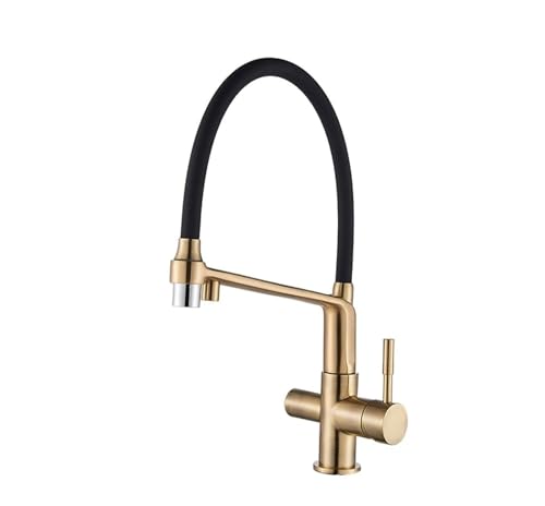 Robinet cuisine filtré extractible chrome blanc design haut de gamme - 2