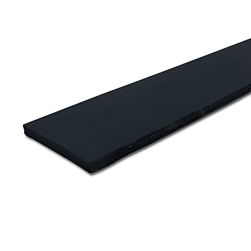 Rubber Strip, Neoprene Rubber, Width 36 in, Rubber Length 2 in, Rubber Thickness 1 in, 30A