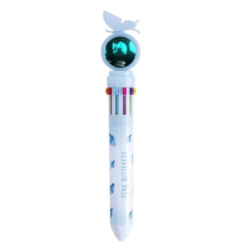 Stylo à bille rétractable multicolore avec motif océan pour fournitures scolaires et dessin