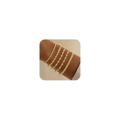 SHOWNII Gold Stretch Bracelets Cover
