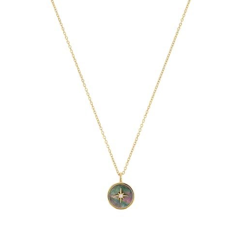 Collier femme argent 925 pendentif étoile nacre véritable s.Oliver chaîne réglable 42 45 cm