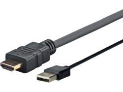 prohdmiusb5 5 m HDMI USB a Nero Adattatore di cavo video – Adattatori di cavo video, 5 m, HDMI, USB a, Male Connector, Male Connector, Nero)
