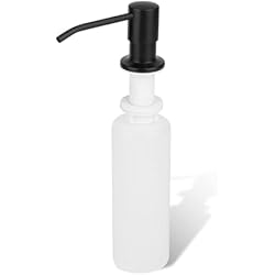 Lavamanos Con Dispensador De Jabon Dispensador De Jabon De Cocina,Líquido Lavavajillas Oculto,para Lavavajillas De Acero Inoxidable Incorporado En La Cocina De 350 Ml, Lavamanos Rellenable con Bomba Giratoria De 360 °