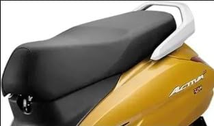 Image of Premium Water Resistant Seat Cover for Activa 3G Durable Black Stretchable Scooty Seat Protection Cover Design (Black - 4)