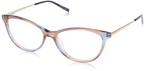 Lunettes de vue M Missoni MMI 0017 mron bleu pour femme de taille 52-15-140