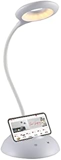 TEKLED® LED Desk Lamp | 5-Level Dimmable with Flexible Gooseneck | 3W Capacitive Touch Switch | 280LM with Rechargeable Battery | Eye Protection for Bedside Reading Office Work Students | 28 LED