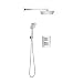 Produktbild Roca-box AG0132900R Thermostat-Set für Dusche, 16 x 2 x 16 cm, Metallic