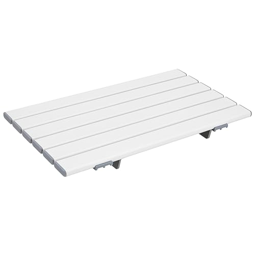 Shower Board Shower Seat 26 / 27 / 28 Adjustable Bathboard for Elderly Disabled or Recovery Slip Resistant Bath & Shower Support Bench for Washing Personal Care Safety (68.6cm (27))