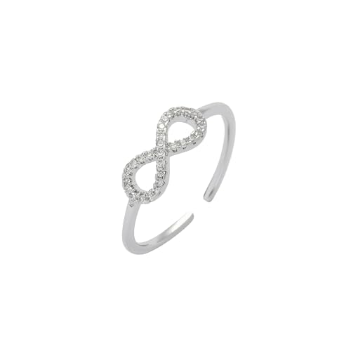 Image of SALTY Anti Tarnish Finger Ring for Women | Adjustable Fancy Jewellery Design | Fashion Accessories for Girls | Minimal Jewelry | Gift for Diwali, Christmas, Marriage, Birthday