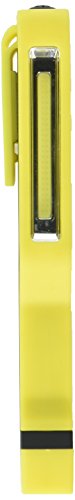 Cliplight Clipstrip 140 Lumen LED Pocket Flashlight with Magnetic Swivel Clip&Chip-On-Board LED Technology for Toolbox, Glovebox,Purse,Kitchen Drawer & Survival Kit, Batteries Included,Black & Yellow - Thumbnail 2
