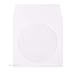 1,000 AcePlus CD/DVD White Paper Sleeves with Clear Window and Flap, Sturdy 100 gram Weight; 1 Box = 10 packs x 100-pk Retail Packaging