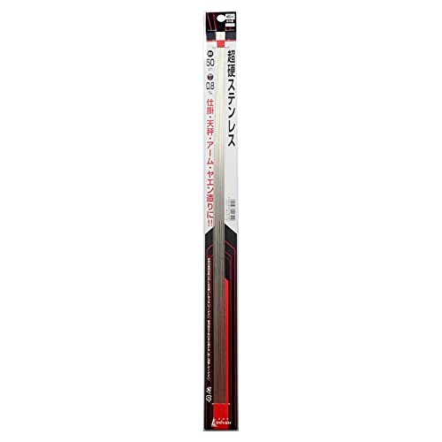 イシナダ釣工業(Ishinada) F-83 ステンレス線 50cm 超硬ステンレス 0.8mm