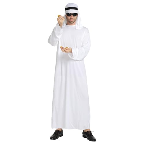 Panoplie pirate et cheikh MUWO ensemble en polyester manches longues pour adulte