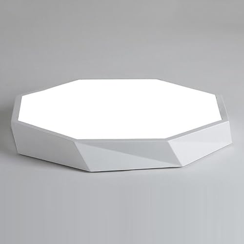 STVDEDG con luz colorida control remoto techo empotrado nórdico luminaria redonda plana y moderna luces de techo minimalista fáciles de instalar para dormitorio cocina salón (amarillo)