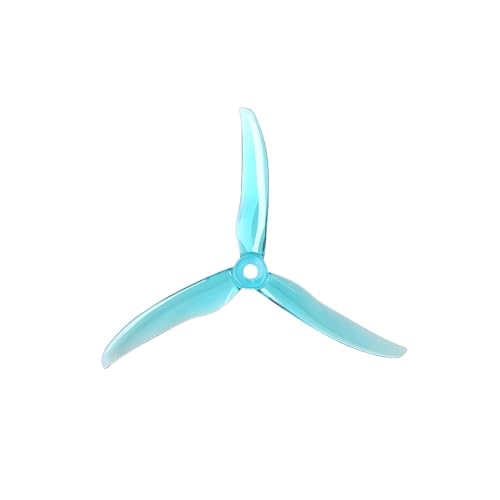20��/10�y�A�AT5143S 3�u���[�h�v���y���v���b�v 5.1�C���` 5mm CW CCW �p�h�� RC FPV ���[�V���O�h���[���ɑΉ�(Clear Red)