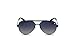 William Painter - The Hughes Titanium Polarized 'Aviator' Sunglasses (Black)