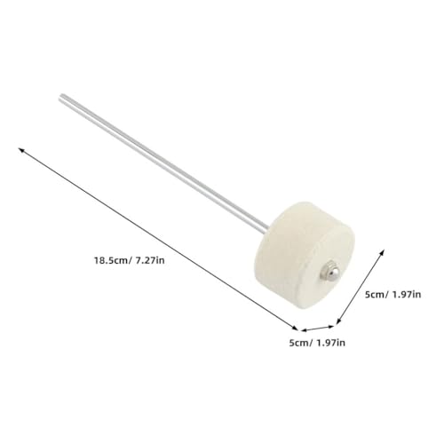 Abaodam 2 piezas pedales dobles para bombo miniatura 6