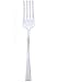 Lillian Plastic Salad Serving Fork, 1 Unit, Clear