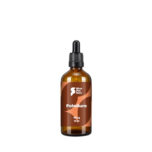 Folsäure MONO Tropfen 400 µg (5-MTHF, L-Methylfolat) | 50 ml | hoch dosiert | vegan | Made in Germany
