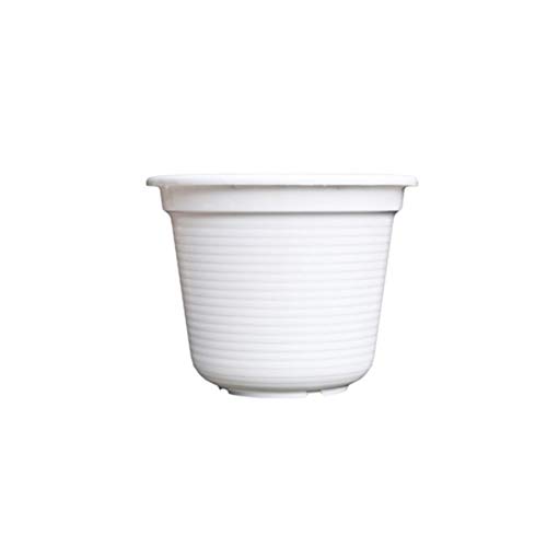 Macetero ARTEMA para Plantas y Flores Redondo de Color Blanco. Disponible Varios Diámetros (25 cm) Cover
