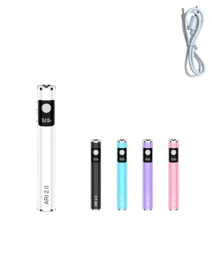 ���F�|���C�U�[ Yocan ARI2.0 510 Battery 650mAh �yType-c�P�[�u���t���z OLED�f�B�X�v���C���� �o�b�e���[ �y���^ 510�K�i 510�X���b�h �d�q�^�o�R �d�qVAPE VAPE CBD Vaporizer ���K�i 
