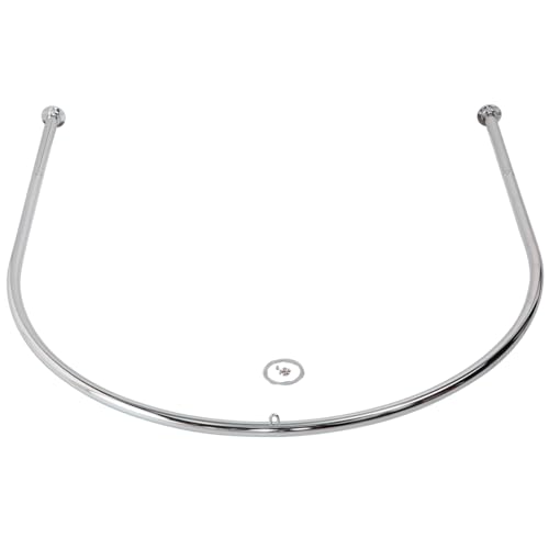 Deco Woerner Halbrunde Umkleidekabinen-Stange, 90 x 100 cm,...