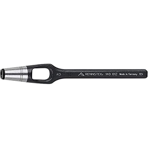 Rennsteig Henkellocheisen (Locheisen, Stanzeisen), schwarz - Ø 8 mm (5/16 Zoll) - 1400080 Cover