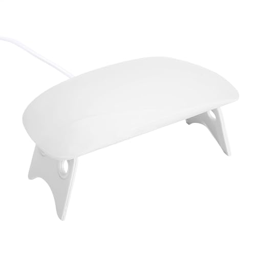 Vgvgaj Lampada per unghie a LED, Lampada per unghie in gel a LED | Asciuga unghie | Lampada per smalto gel UV LED Asciugatore per unghie Luce LED da 6 W con 2 timer per per strumenti per unghie