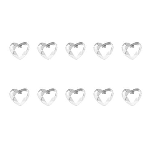 Image of iplusmile Heart-Shaped Teeth Gems 10 Pack Tooth Jewelry for Diy Oral Decoration Crystal Rhinestone Teeth Gems Kit for Accessories Fashionable Dental Jewelry for Women and Friends