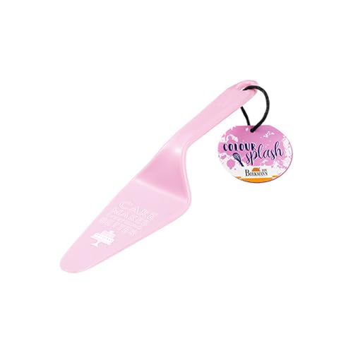 Birkmann, Colour Kitchen Tortenheber mit Spruch, Rosa, 26 x 6 cm, Kunststoff, spülmaschinengeeignet, 429741