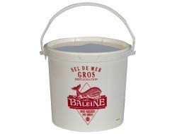 La Baleine Grobes Meersalz 5kg Eimer Natürliches Meersalz aus Südfrankreich/Mittelmeer grobe Salzkristalle für Salzmühle Kochen & Salzkruste glutenfrei laktosefrei nachhaltig