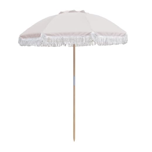 Sunnyard 6FT Beach Umbrella with Fringe
