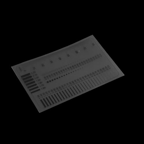 Namvo Punkt- und Linienmessger?t, Fleckenkarte, Rissbreitenlineal, Spaltlineal, Vergleichskarte, Trachom-Vergleichsblatt, Rissvergleichslineal, wichtige Werkzeuge zur Fehlermessung
