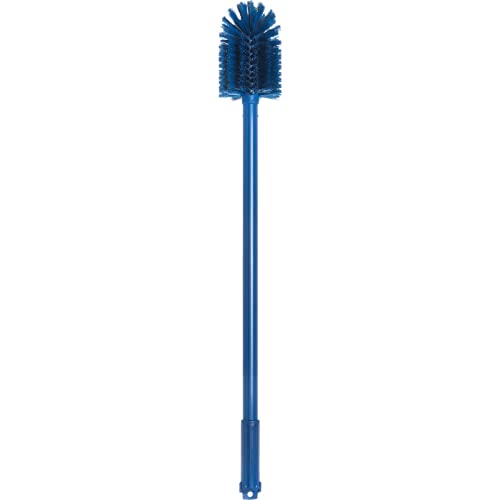 SPARTA Industrial Tank Brush Pipe Brush, Drain Brush with Handle for Commercial Kitchens, Polyester, 30 Inches, Blue