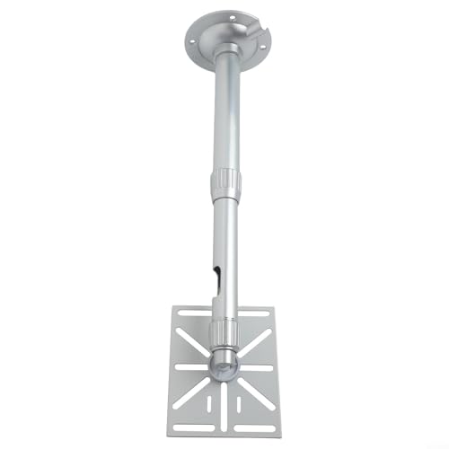 Soporte vertical colgante para cámara domo PTZ, montaje en techo de aleación de aluminio con telescópico de 20-80 cm, soporte seguro de pared y pilar para cámaras de seguridad interiores y exteriores